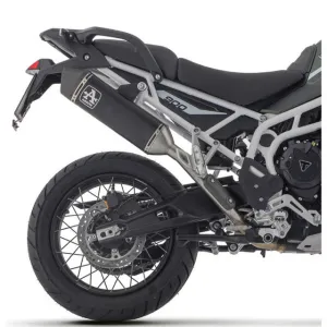 72006VAN  Arrow Veloce RACING Slip-on Exhaust, Aluminum Dark for Triumph Tiger 900 24-25