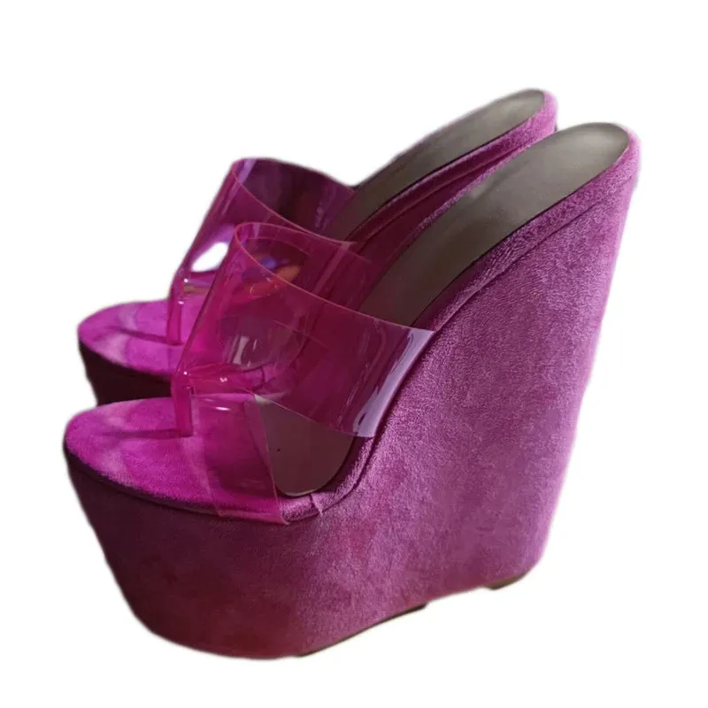 Angela Wedge Sandals