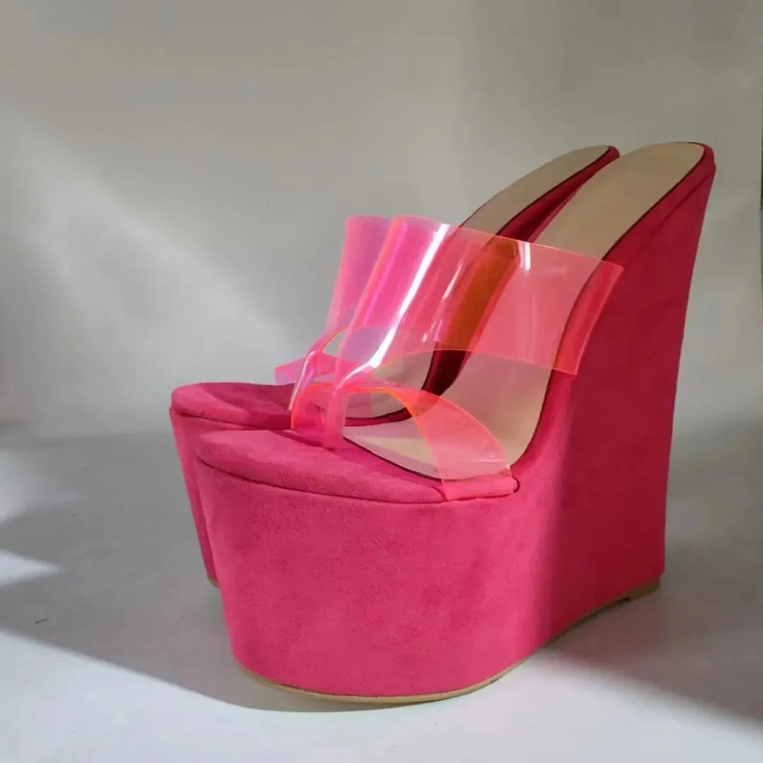 Angela Wedge Sandals