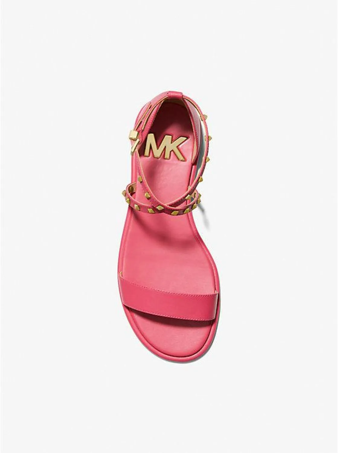 Astrid Studded Leather Flat Sandal