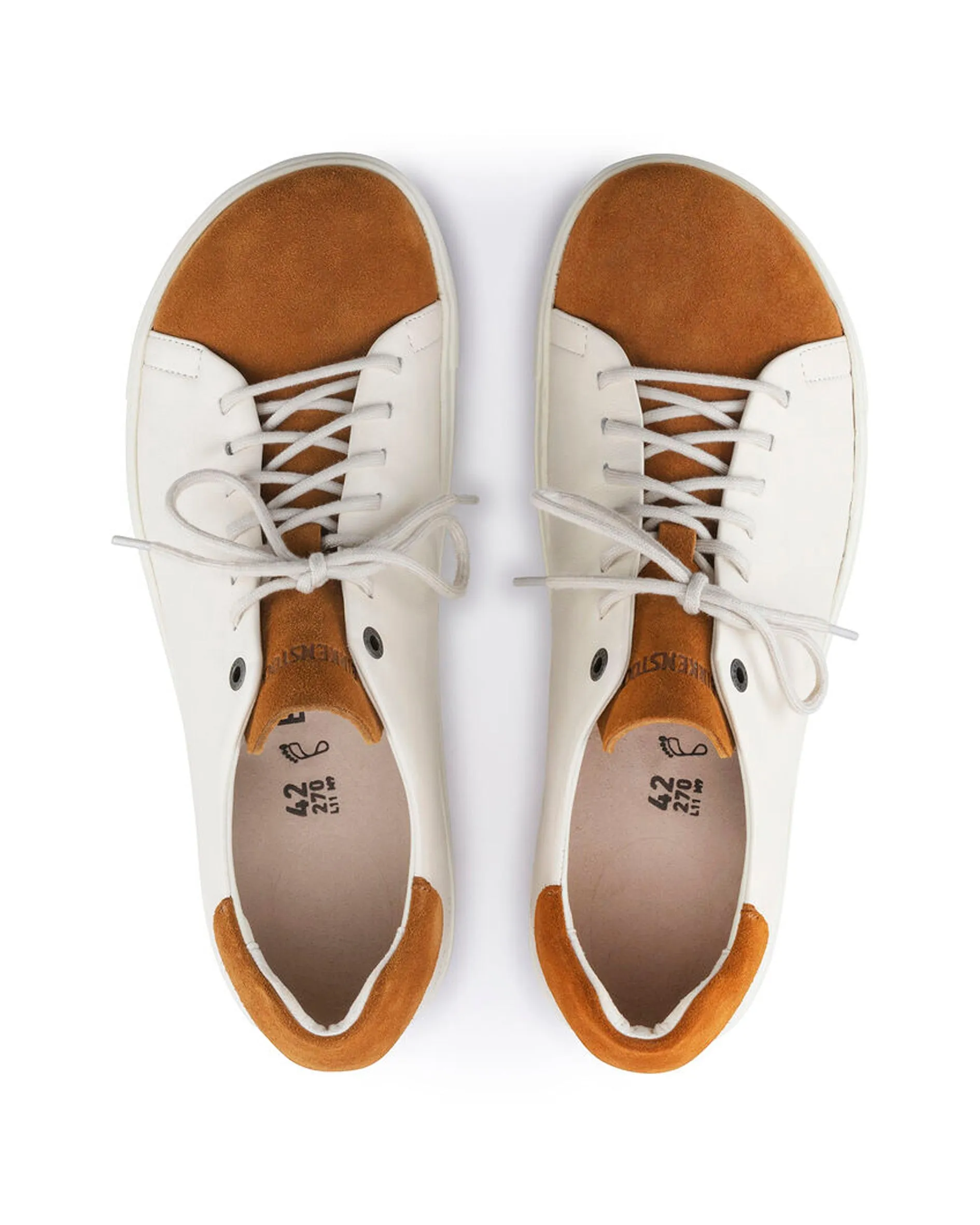 Bend Low Decon Pop Mink Eggshell Leather Shoes