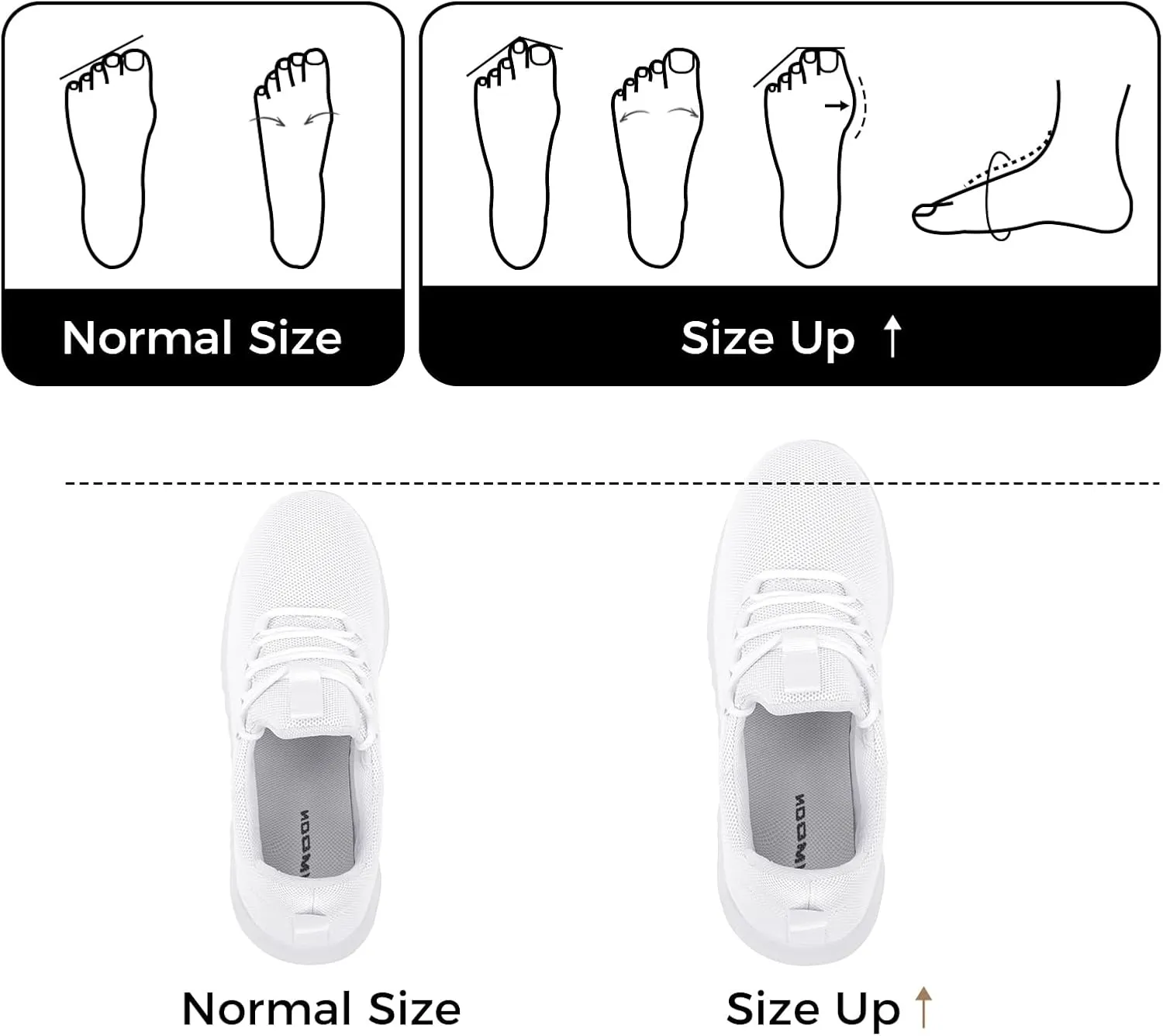 CHINMOON Women's Slip On Walking Shoes Lightweight Non Slip Running Gym Shoes Breathable Fashion Sneakers