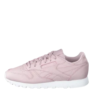 Cl Lthr Ashen Lilac/white