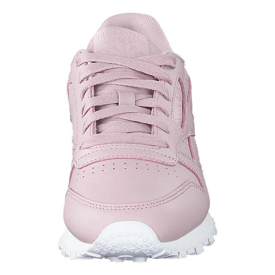 Cl Lthr Ashen Lilac/white
