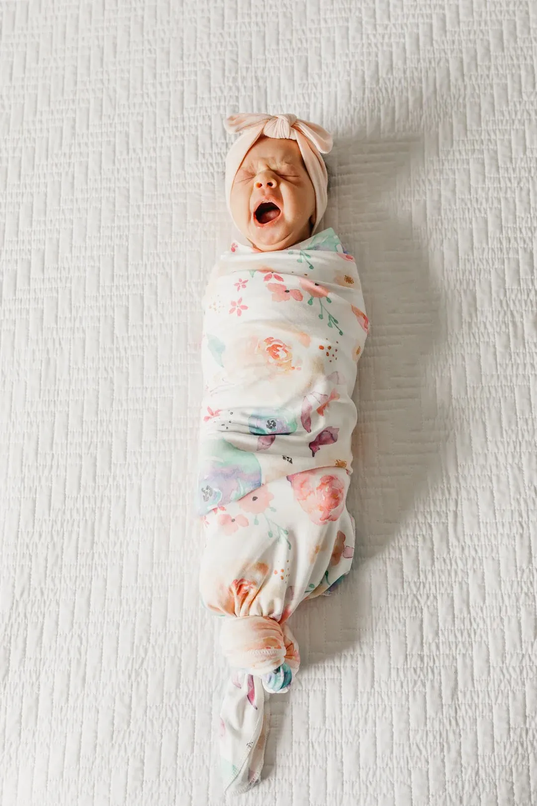 Copper Pearl Knit Swaddle Blanket | Bloom