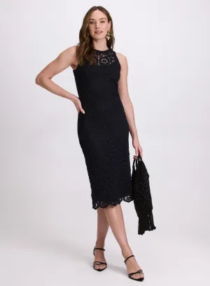 Crochet Trim Dress