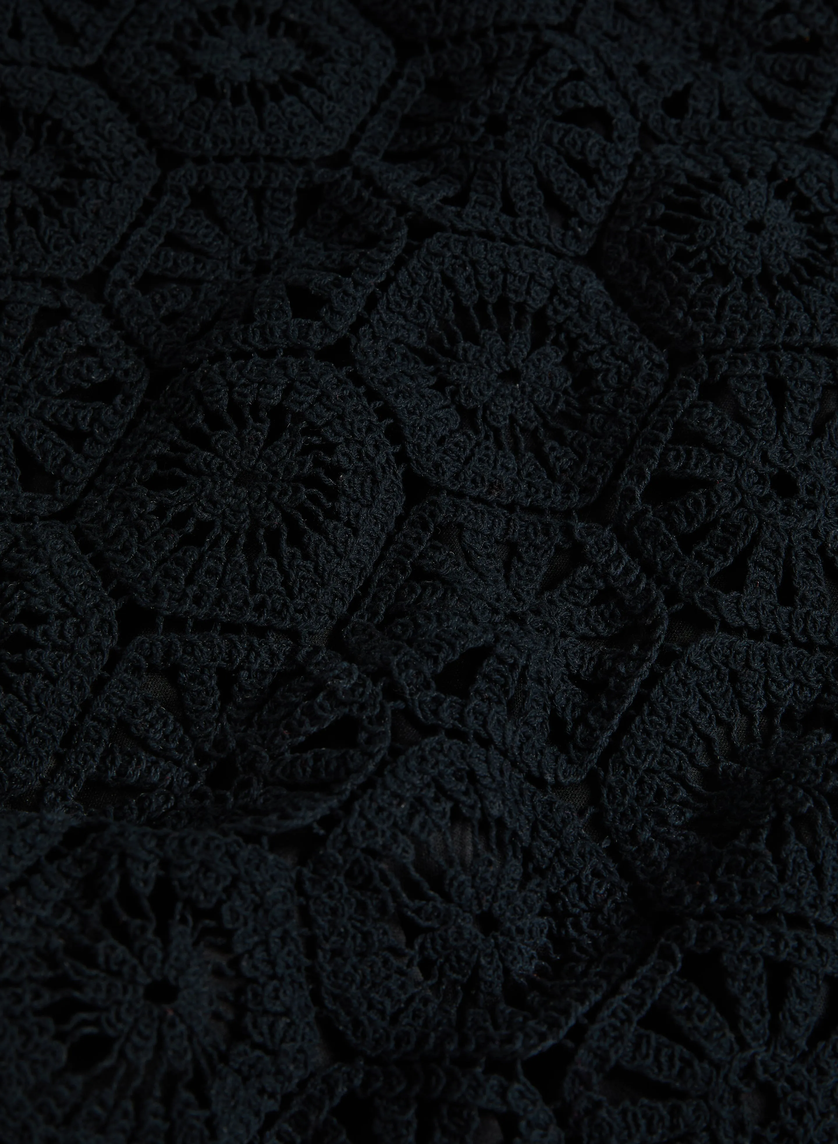 Crochet Trim Dress