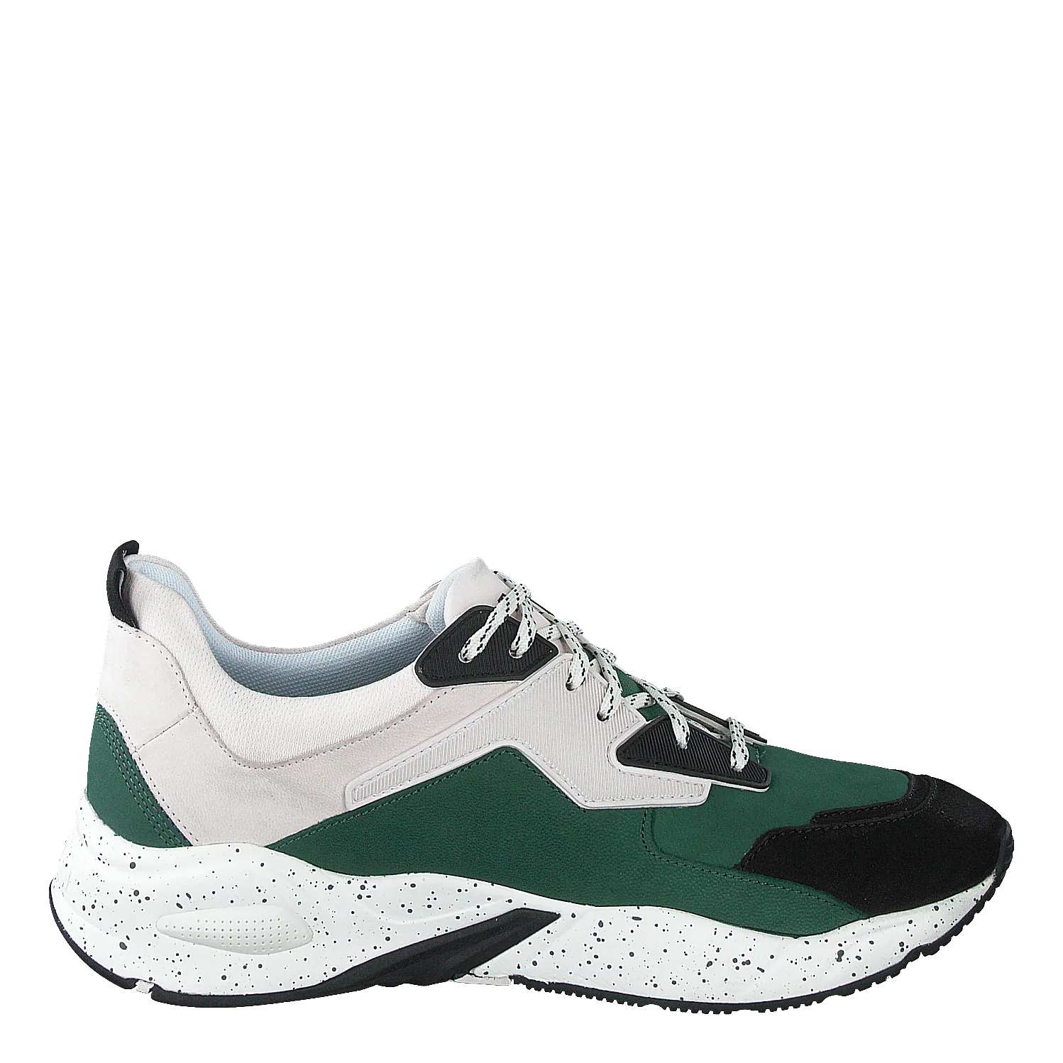 Delphiville Leather Sneaker Hunter Green