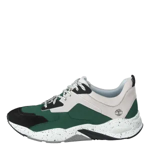 Delphiville Leather Sneaker Hunter Green