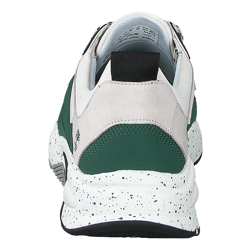 Delphiville Leather Sneaker Hunter Green