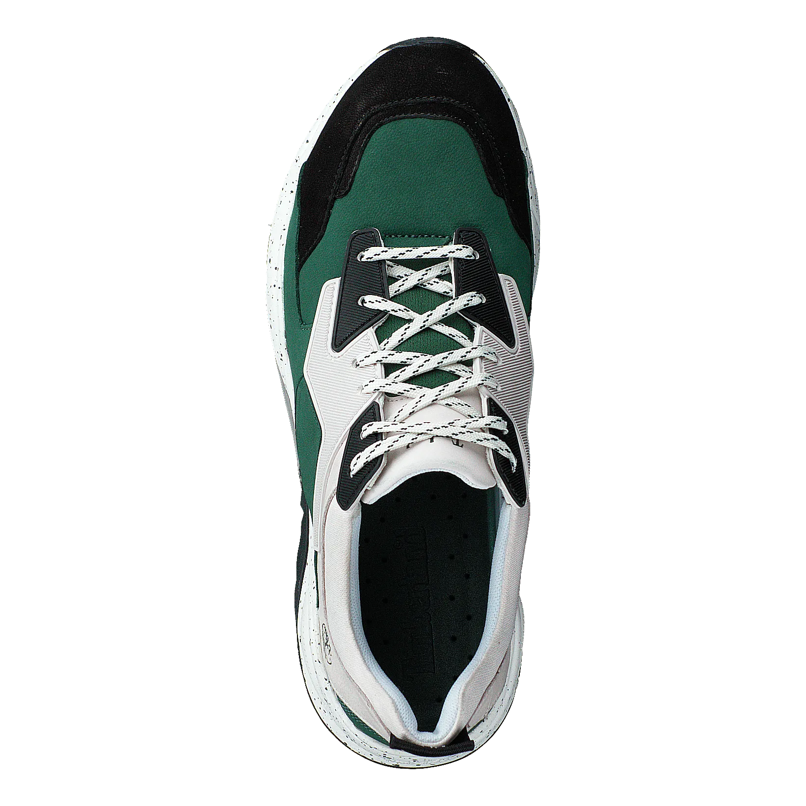 Delphiville Leather Sneaker Hunter Green