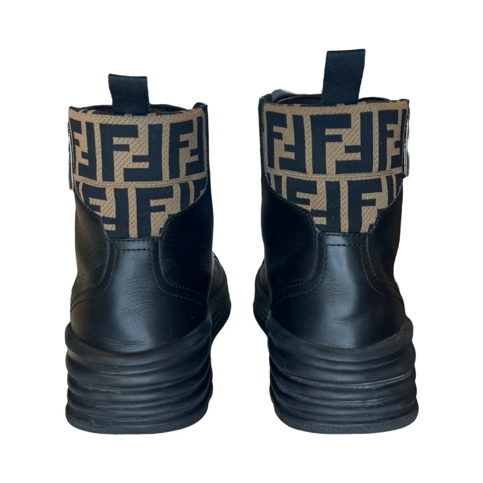 FENDI “FF” MOTO HIGH-TOP BOOT