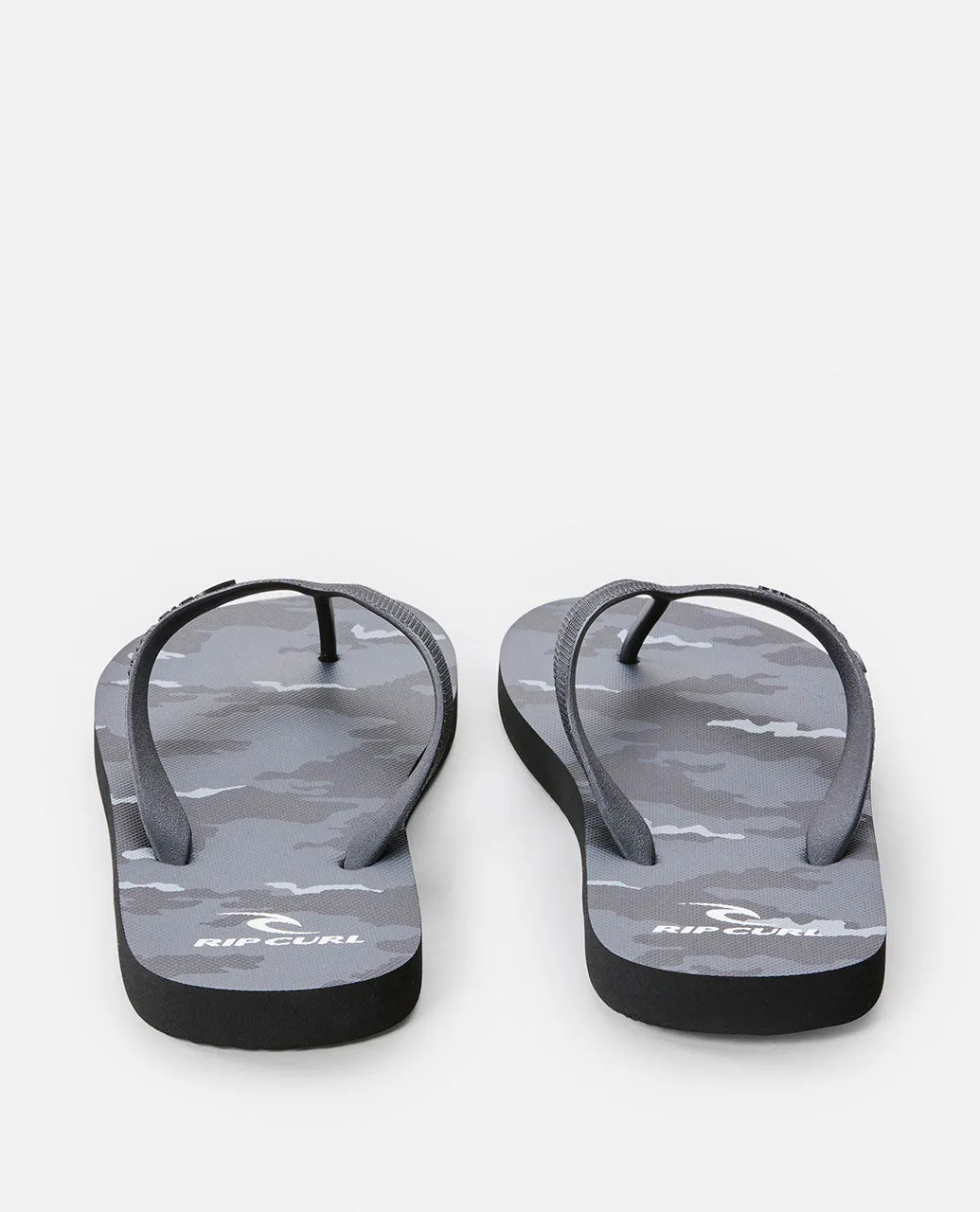 Flow Camo Bloom Open Toe Sandals - Black