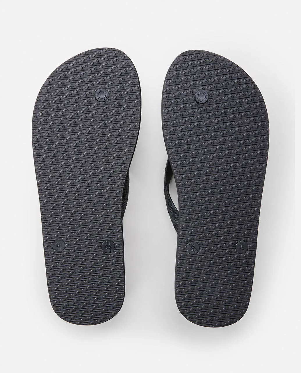 Flow Camo Bloom Open Toe Sandals - Black