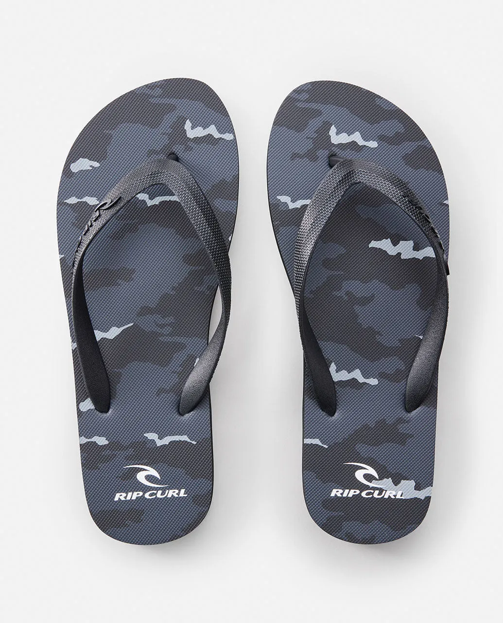 Flow Camo Bloom Open Toe Sandals - Black