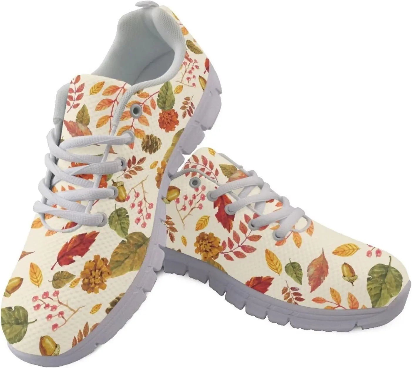 GIFTPUZZ Womens Athletic Walking Sneakers Running Shoes Sports Trainers Low Top Anti-Slip Lace Up Size 5-12