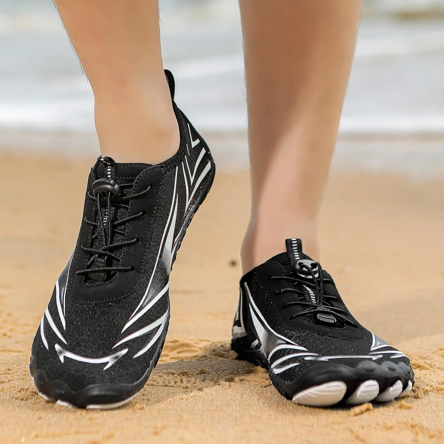 Grounding Shoes for Women Breathable Grounded Footwear Non-Slip Fashion Hiking Shoe Lightweight Hike Barefoot Shoes Athletic Hiking Water Sneakers Beach Outdoor Water Sports Shoe
