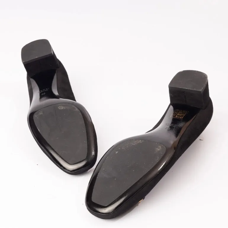 Gucci Horsebit Block Heel Sandal