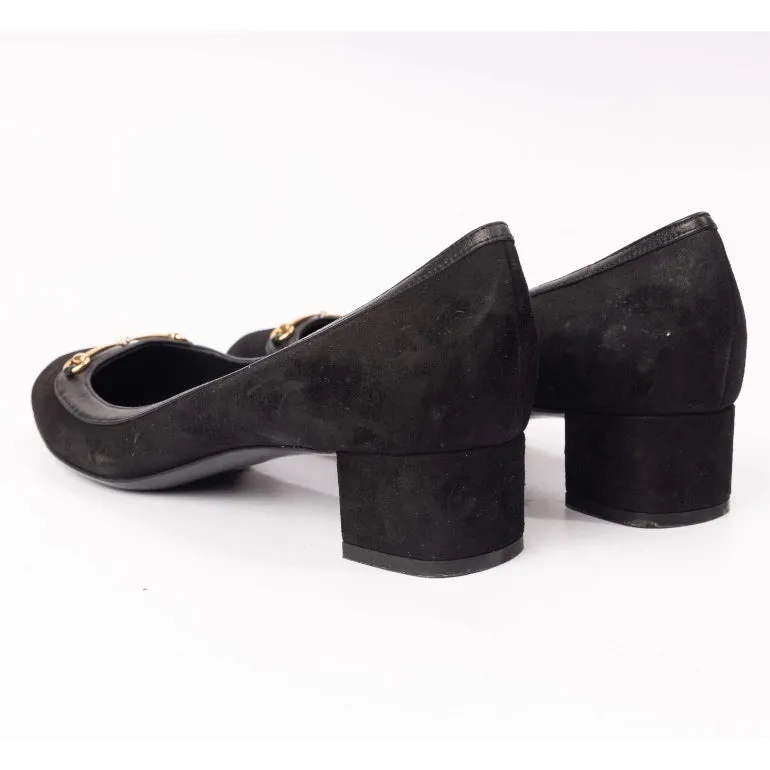 Gucci Horsebit Block Heel Sandal