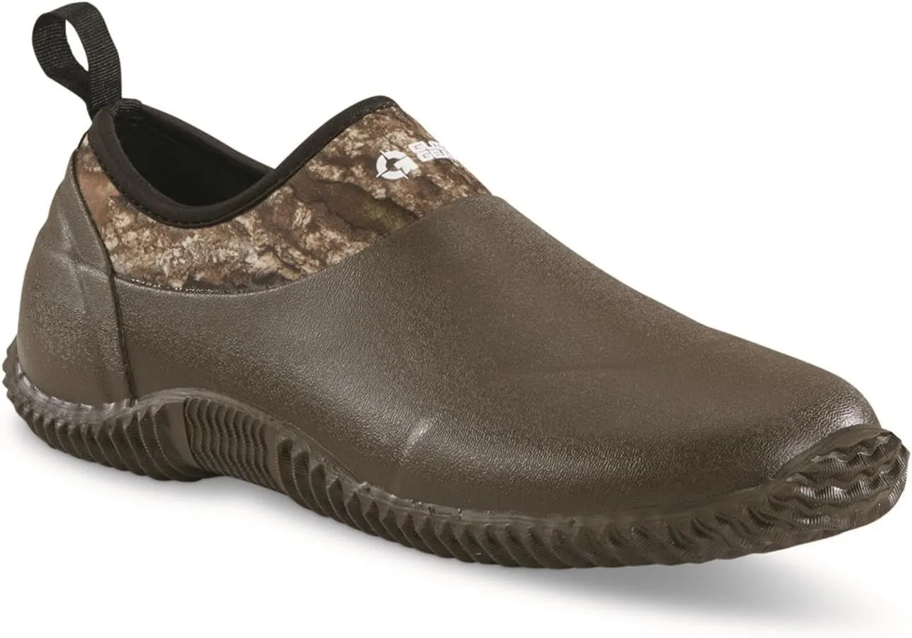 Guide Gear Low Bogger Mens Slip On Rubber Clogs, Garden, Yard Muck Shoes