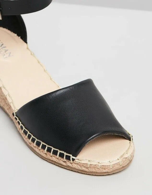 Helene Leather Wedge Heels || Black