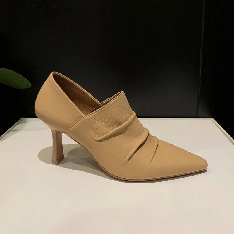 High Heel Loafer Pumps - Zissy