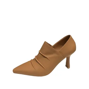 High Heel Loafer Pumps - Zissy