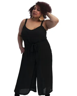 Joanna Wide Leg Jumpsuit | Black