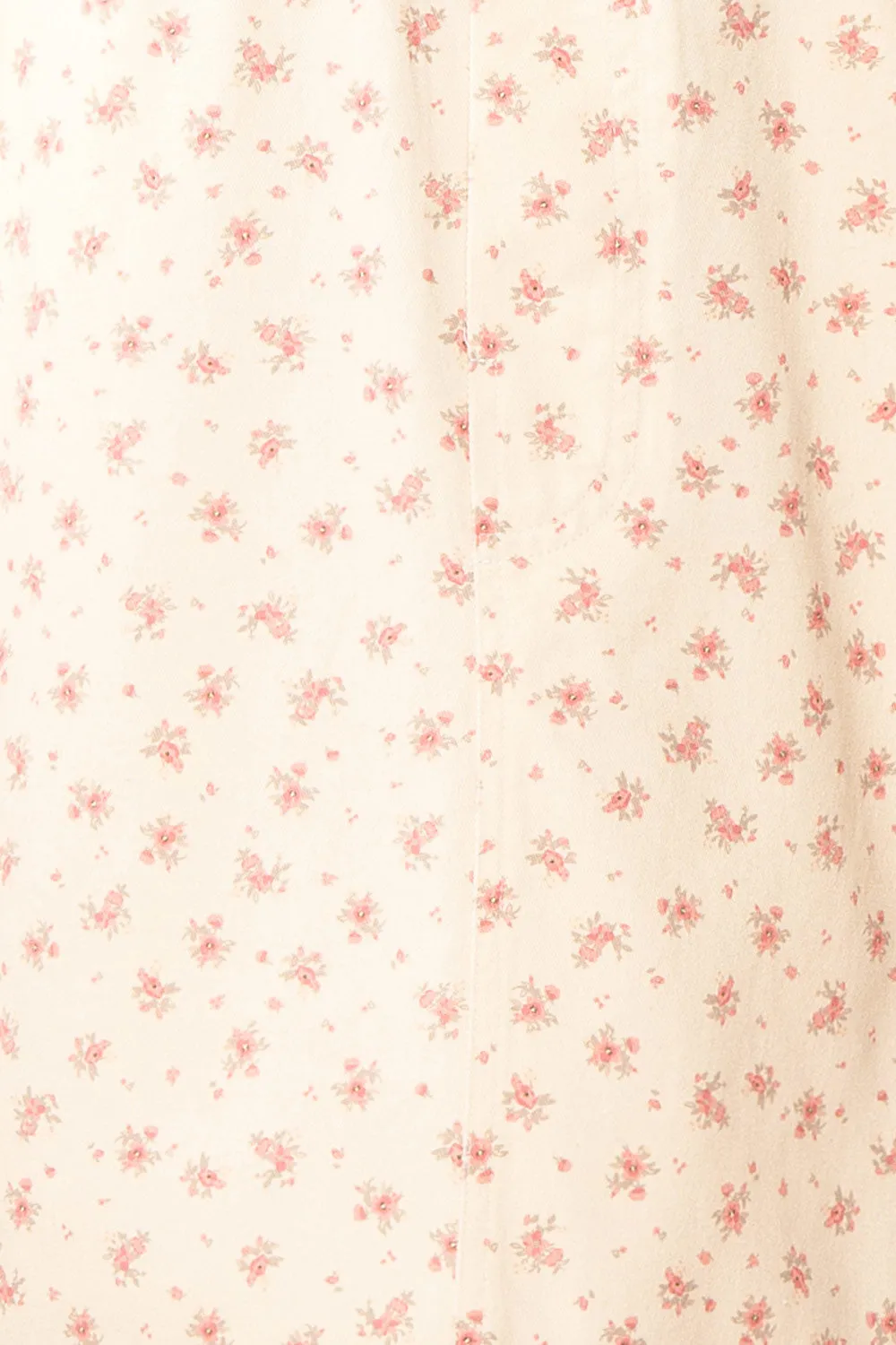Kida | Short Floral Overall Dress