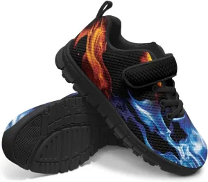 Kids Shoes for Boys Breathable Lightweight Slip on Low Top Sneakers Breathable Mesh Athletic Casual Shoes