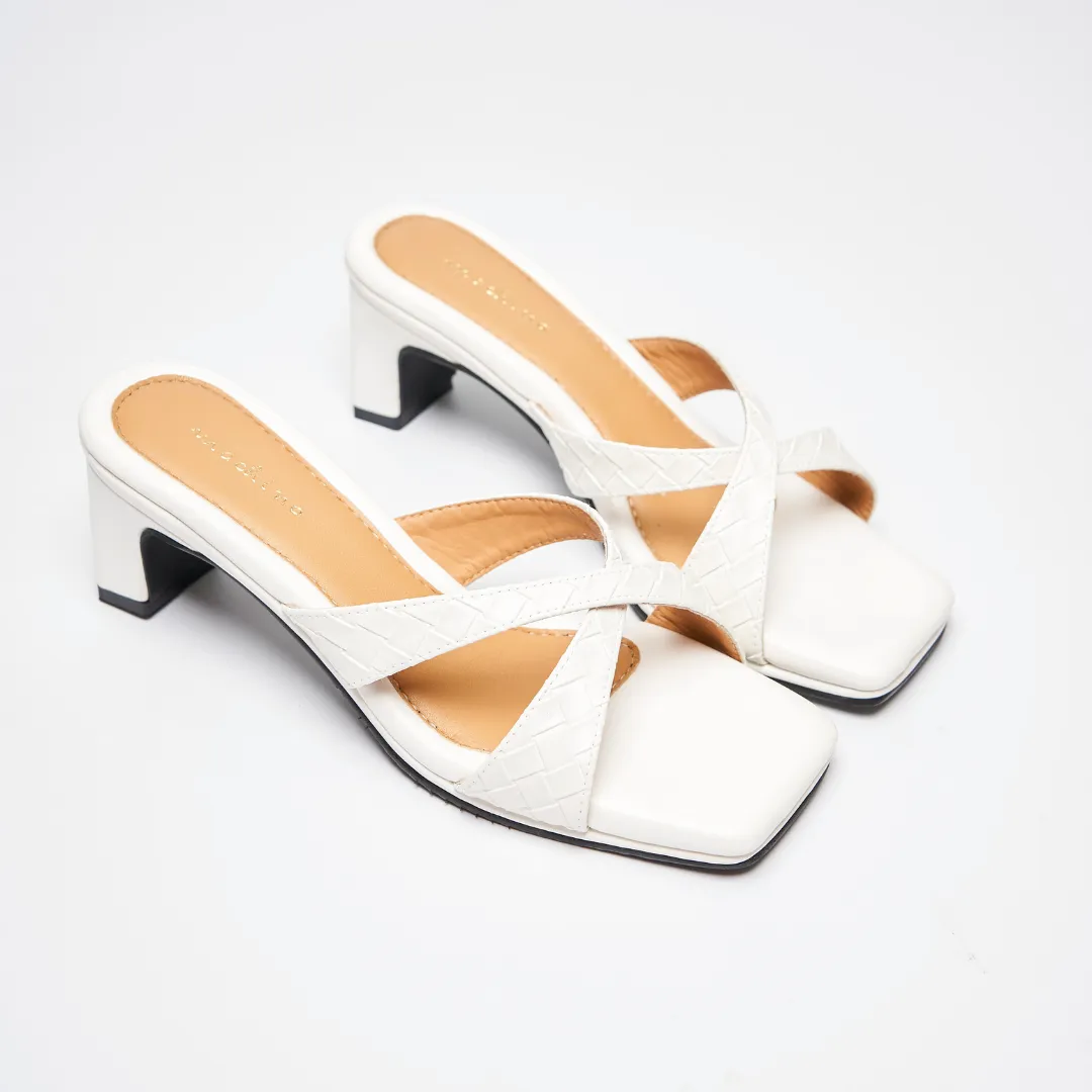 Kind Kemboja Heels in White