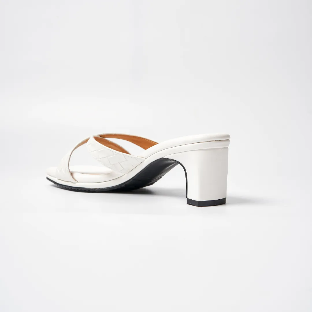 Kind Kemboja Heels in White