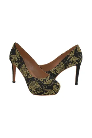 Kool Kat Sketch Women's High Heels (Model 044)