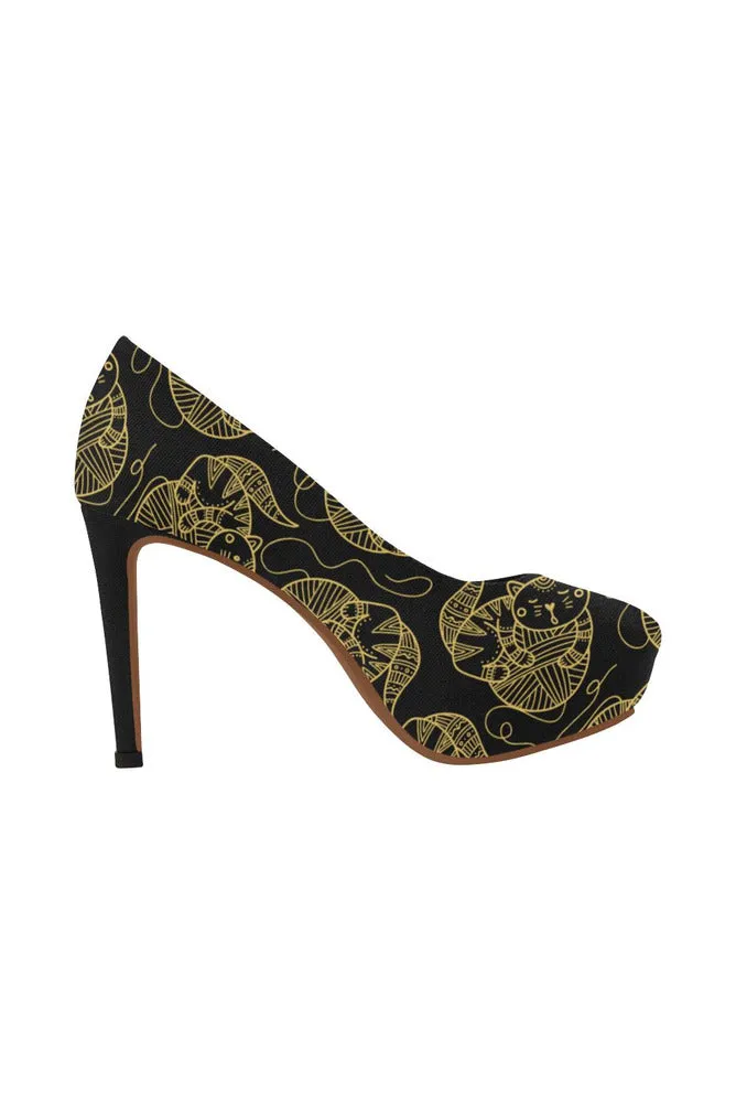 Kool Kat Sketch Women's High Heels (Model 044)