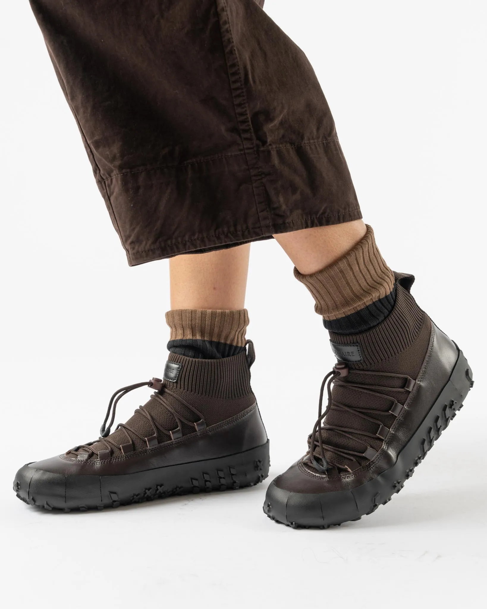 Lemaire Vibram Sneakers in Khaki Brown