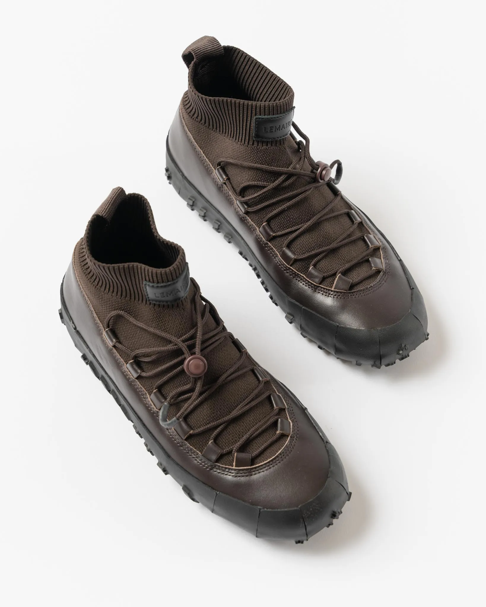 Lemaire Vibram Sneakers in Khaki Brown