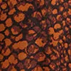 Long Sleeve Sweetheart Neck Snake Print Top