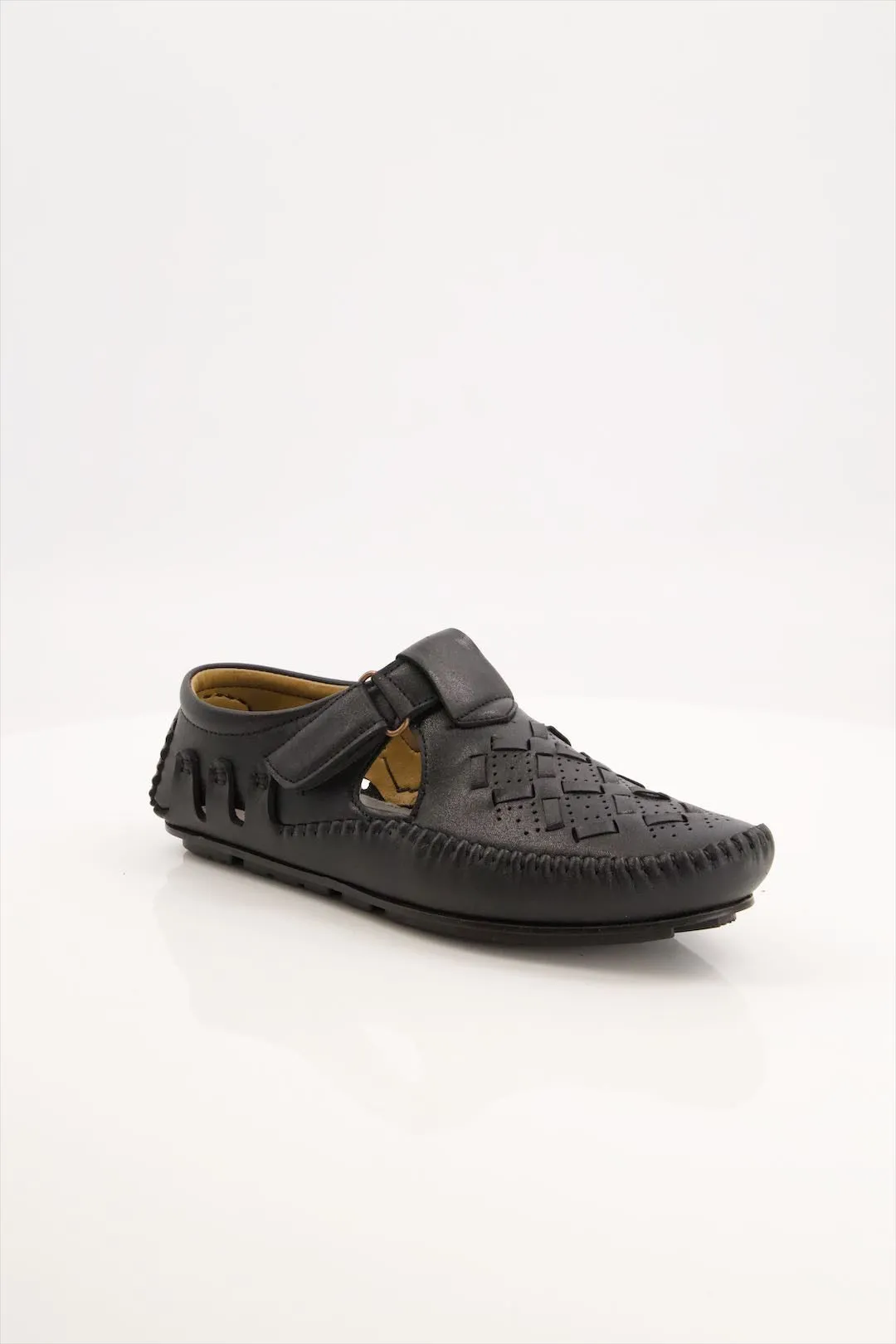 Men Driving Sandal Black
