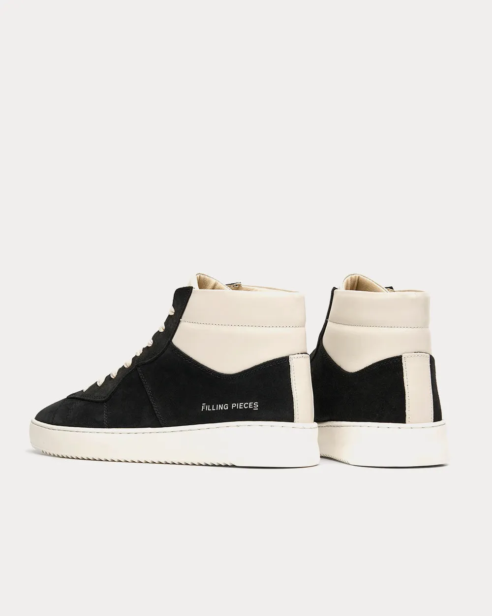 Mid Court Suede Black High Top Sneakers