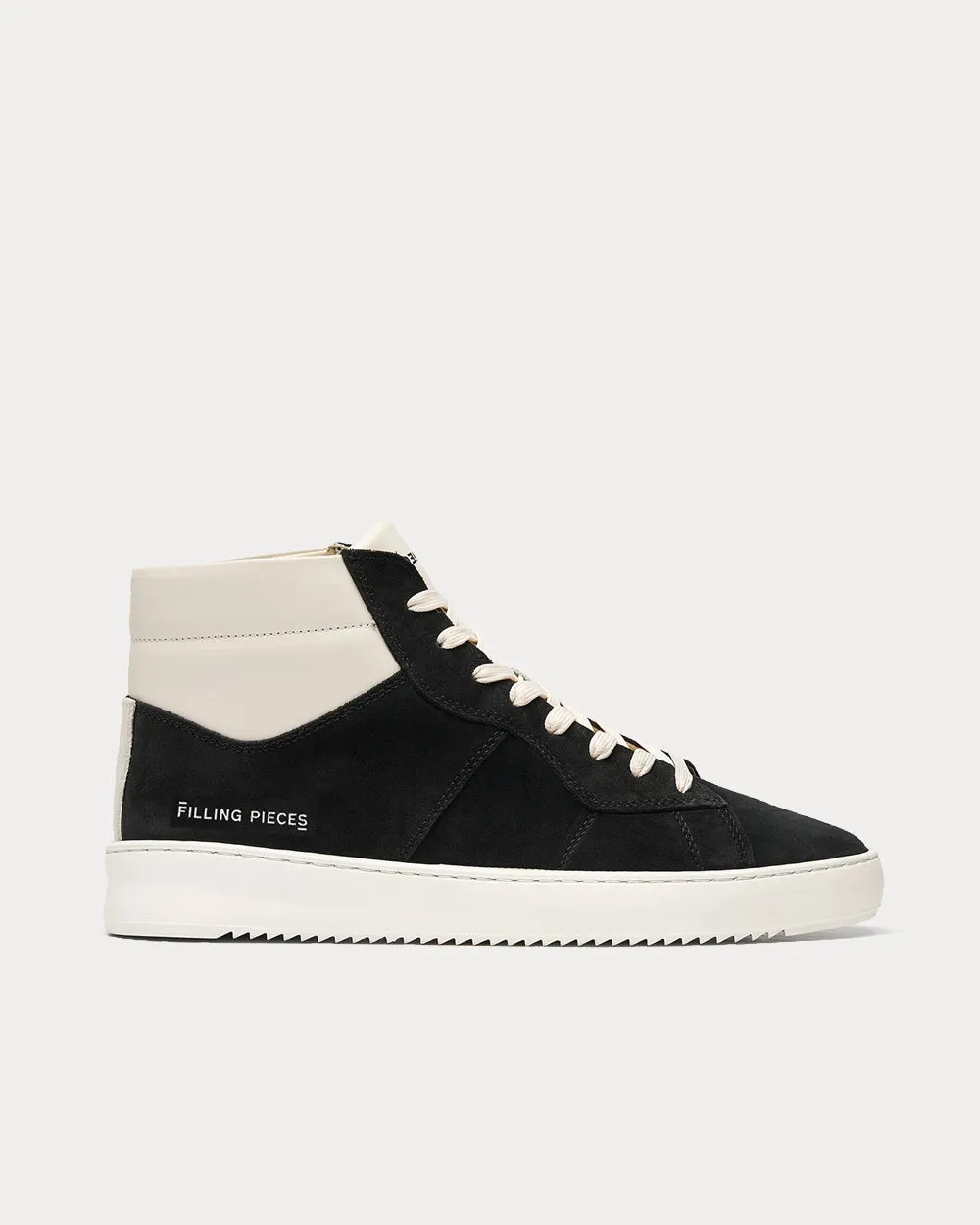 Mid Court Suede Black High Top Sneakers