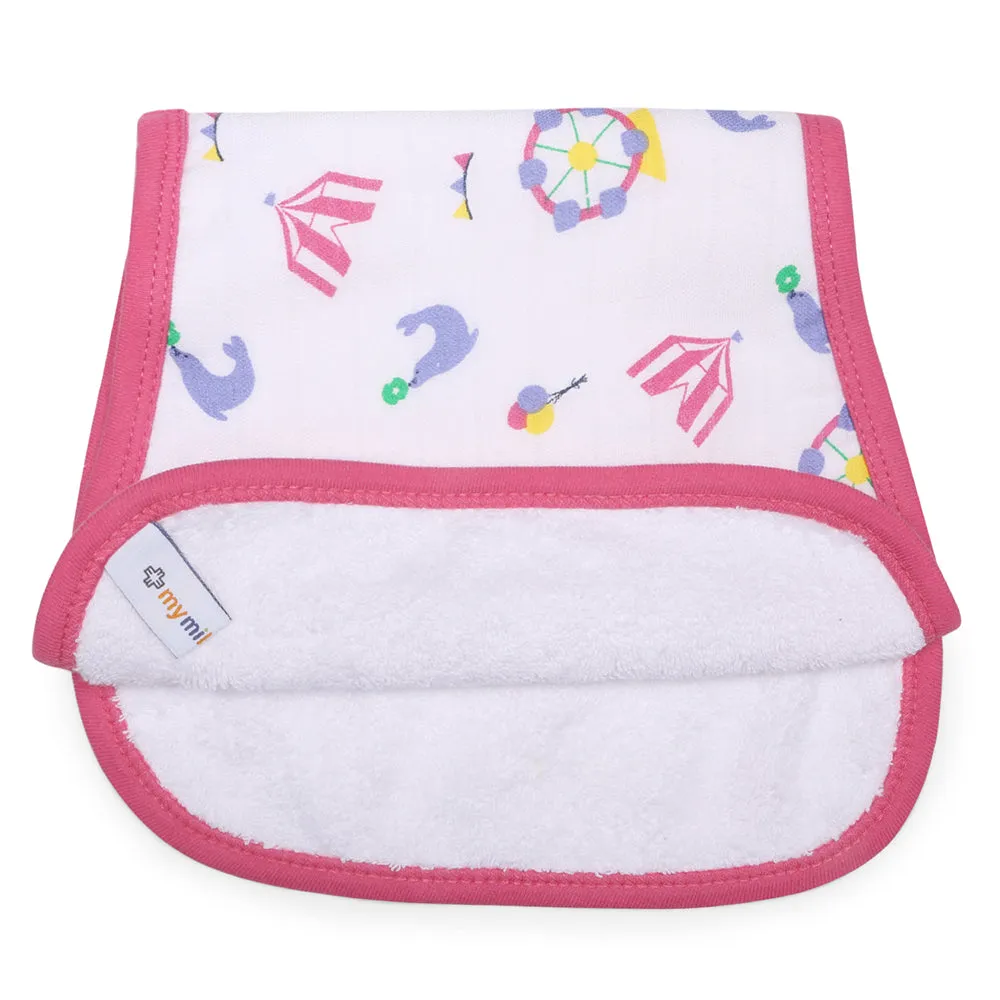 My Milestones Luxe all-purpose Washcloths 2pc Set - Carnival Pink