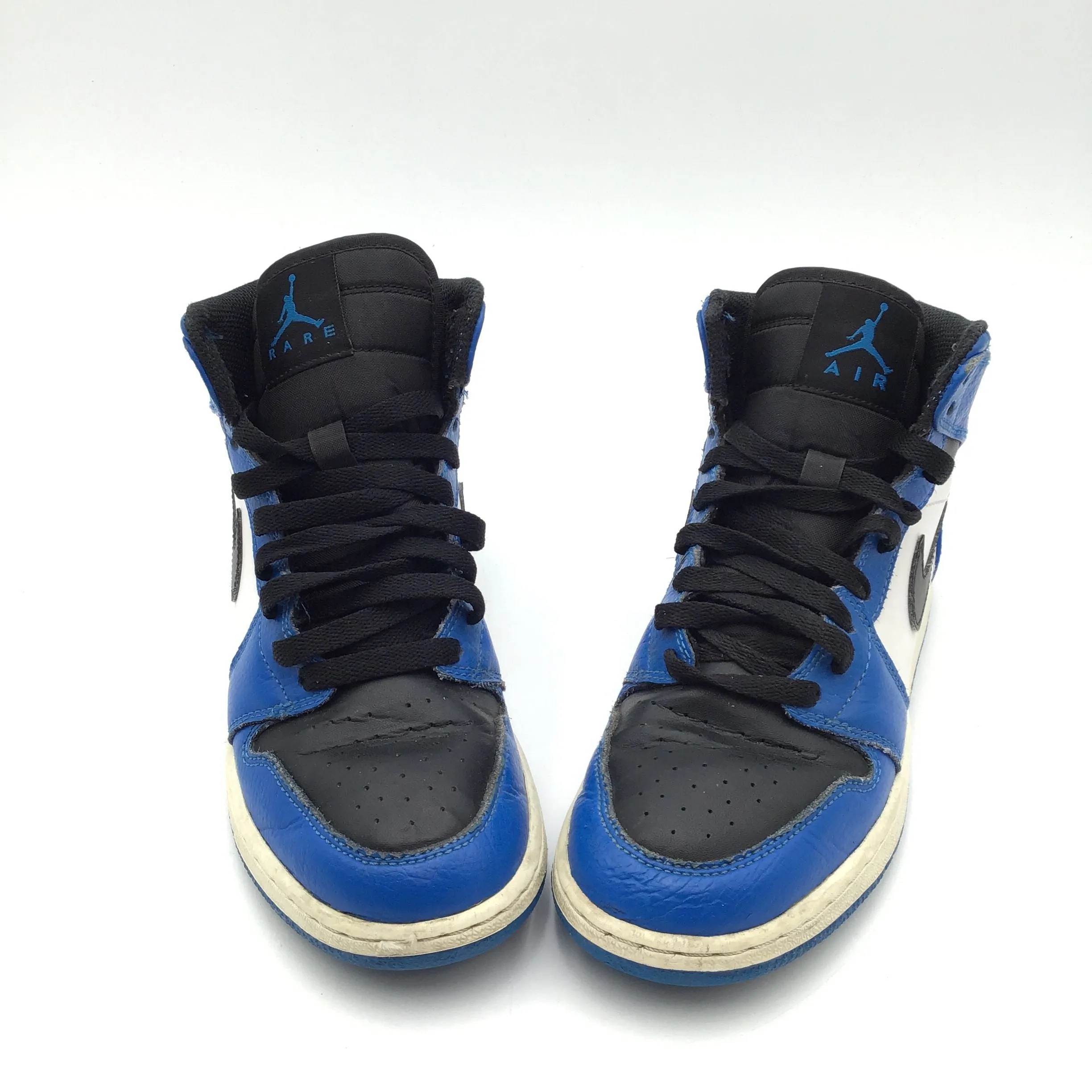Nike Air Jordan 1 Boy's Retro High BG 'Soar' Sneakers-Size 5.5Y ( COA)