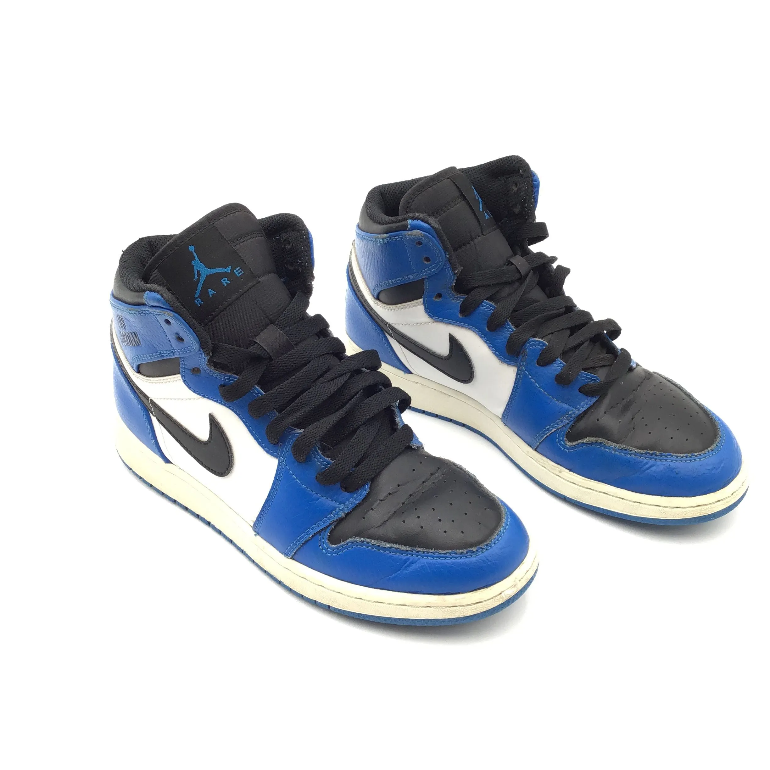 Nike Air Jordan 1 Boy's Retro High BG 'Soar' Sneakers-Size 5.5Y ( COA)