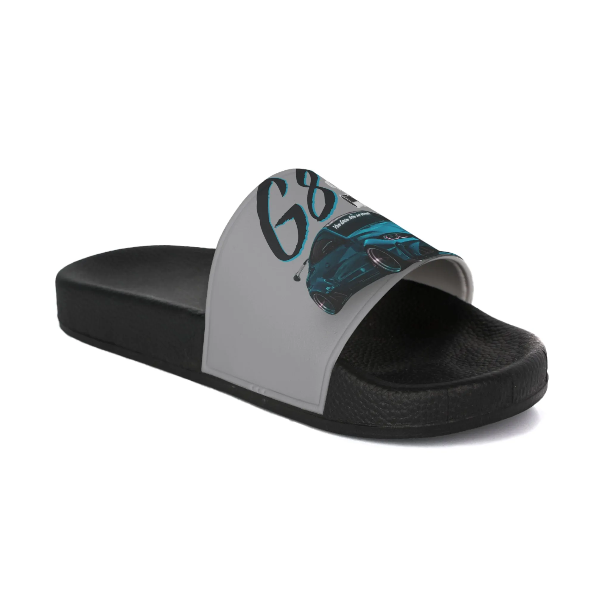 "Men's BMW G80 Slide Sandals – Stylish & Comfortable Car-Themed Footwear"