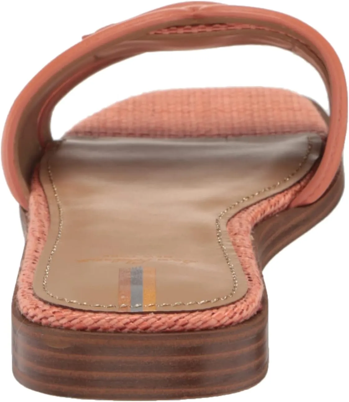 Sam Edelman Irina Terracotta Pink/Stucco Pink Open Toe Slip On Flat Sandals