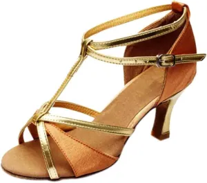 Shoes Dance Shoes Shoes Dance Latin Party Satin Girl Tango Med Heels Women's Casual Shoes Shoes Sandals Women