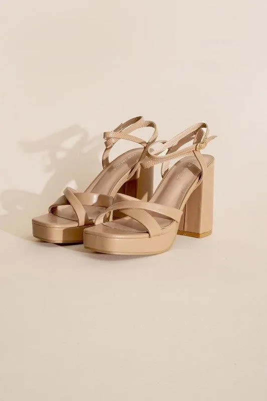 TOP MODA VALOR-1 Cross Ankle Strap Heels