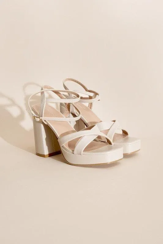TOP MODA VALOR-1 Cross Ankle Strap Heels