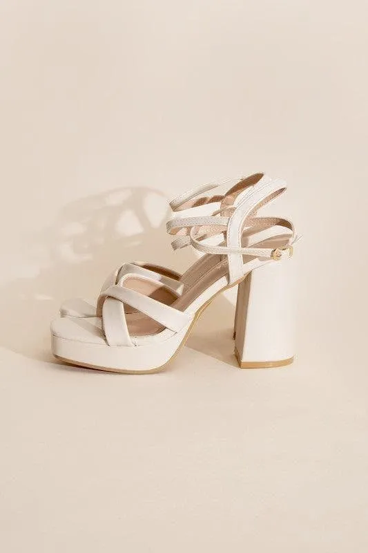 TOP MODA VALOR-1 Cross Ankle Strap Heels