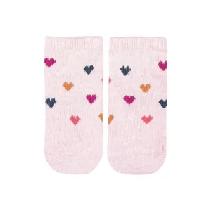 Toshi Organic Ankle Jacquard Socks - Hearts